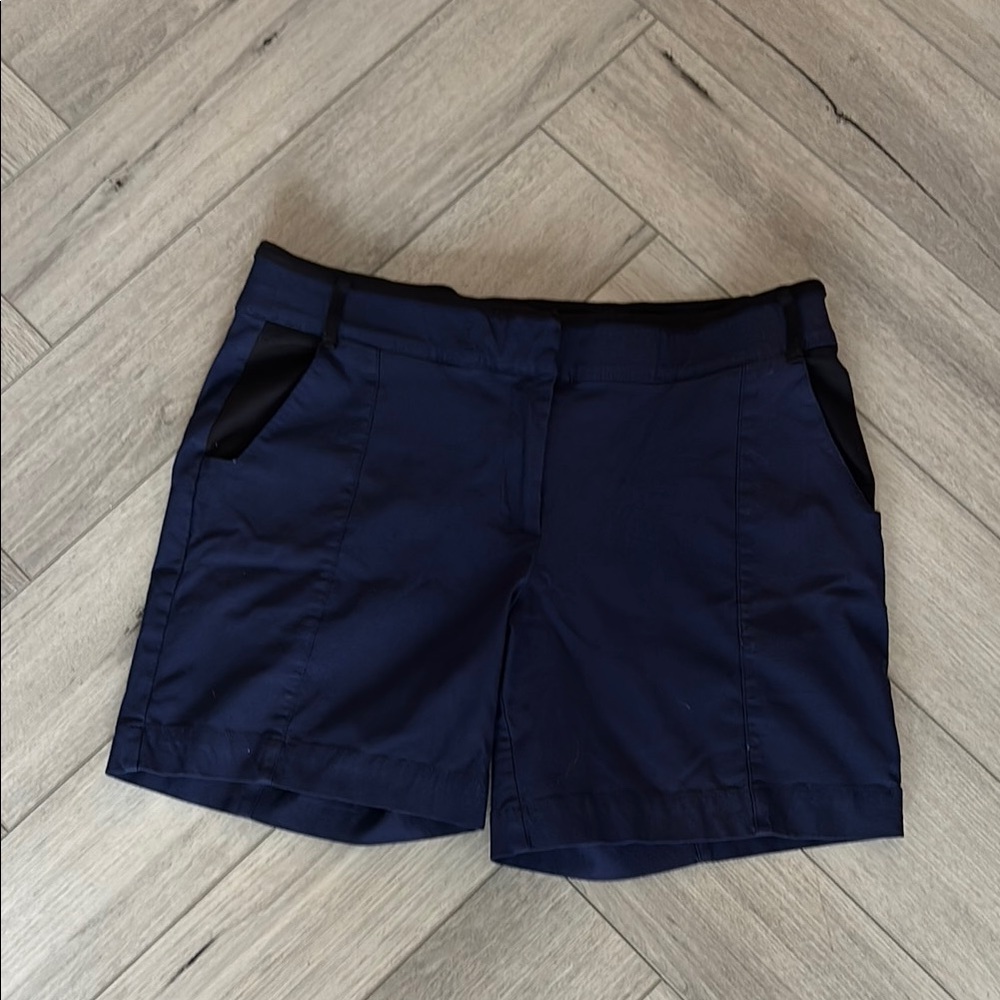 Simply Vera Vera Wang Blue Athletic Shorts Lightweight Relaxed Fit